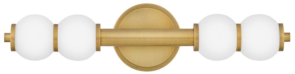 Image 7 Hinkley Trigo 24"W Lacquered Brass 2-Light LED Bath Light more views