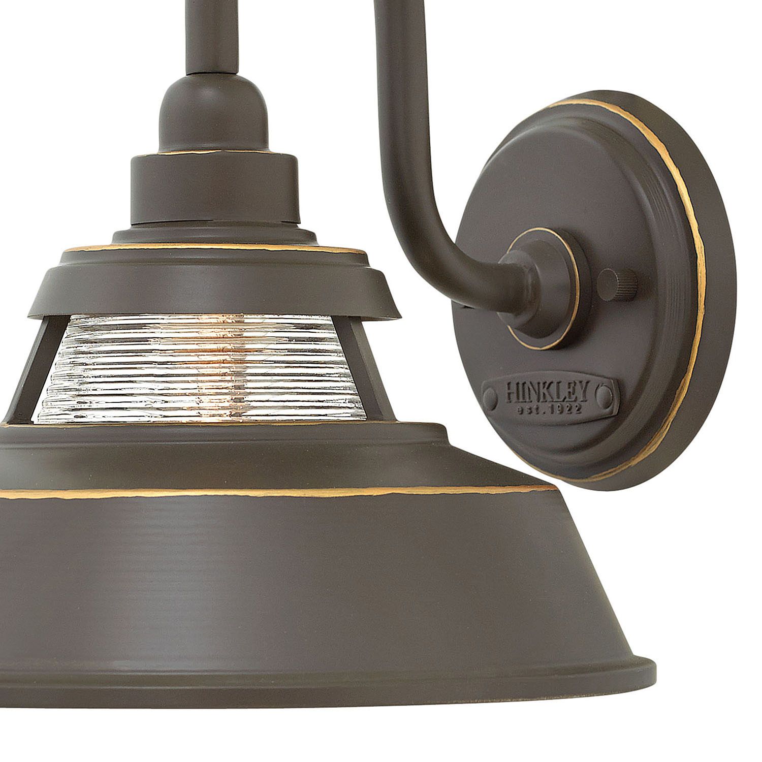 Image 3 Hinkley Troyer 10" High Oil Rubbed Bronze Outdoor Wall Light more views