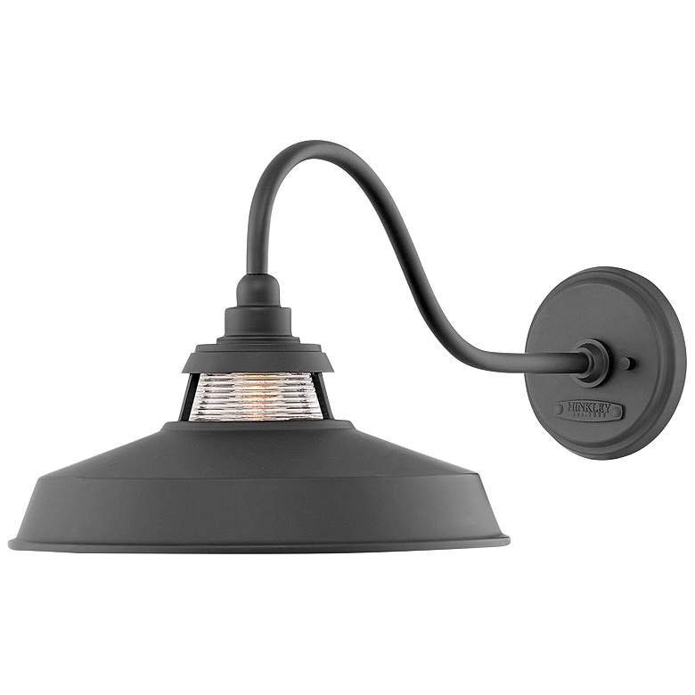 Image 2 Hinkley Troyer 12 inch High Black Outdoor Wall Light