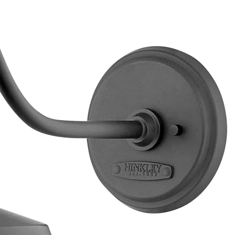 Image 4 Hinkley Troyer 12" High Black Outdoor Wall Light more views