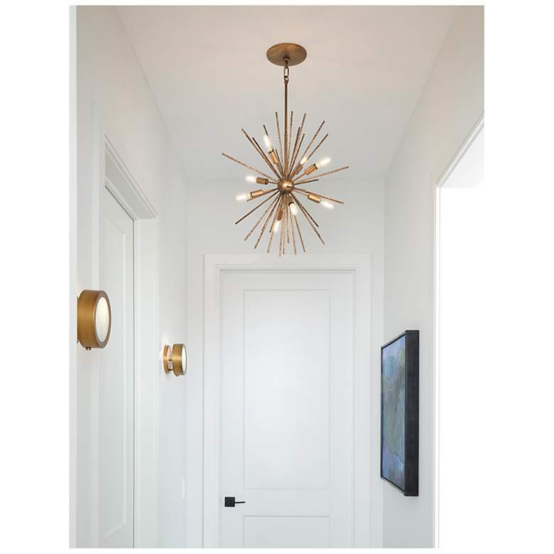 Image 5 Hinkley Tryst 22"W Burnished Gold 8-Light Sputnik Chandelier more views
