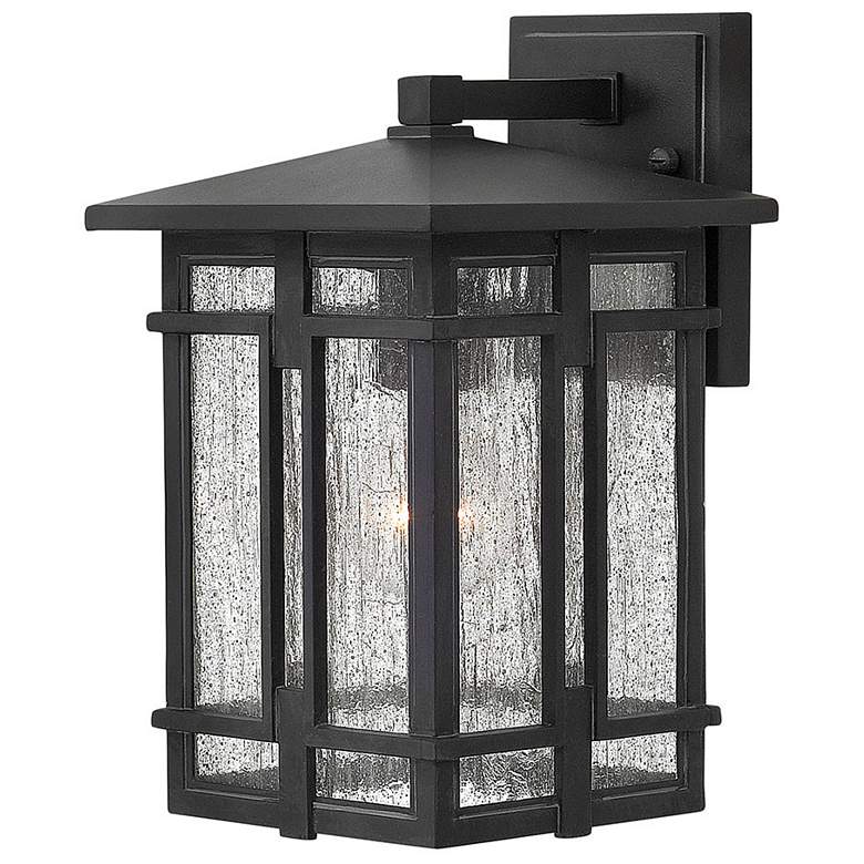 Image 1 Hinkley Tucker 11 1/2" High Museum Black Outdoor Wall Light