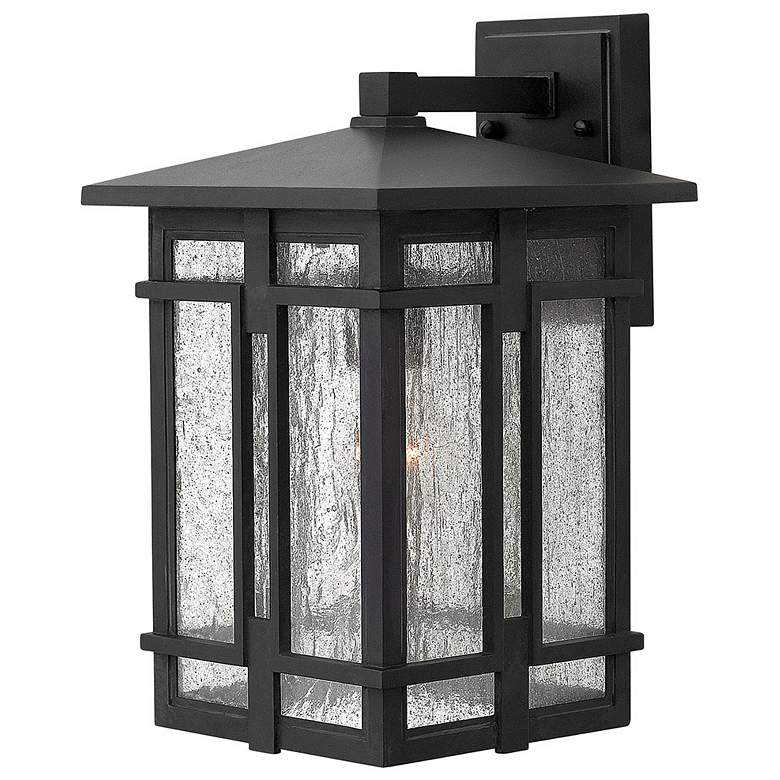 Image 1 Hinkley Tucker 14 3/4" High Museum Black Outdoor Wall Light