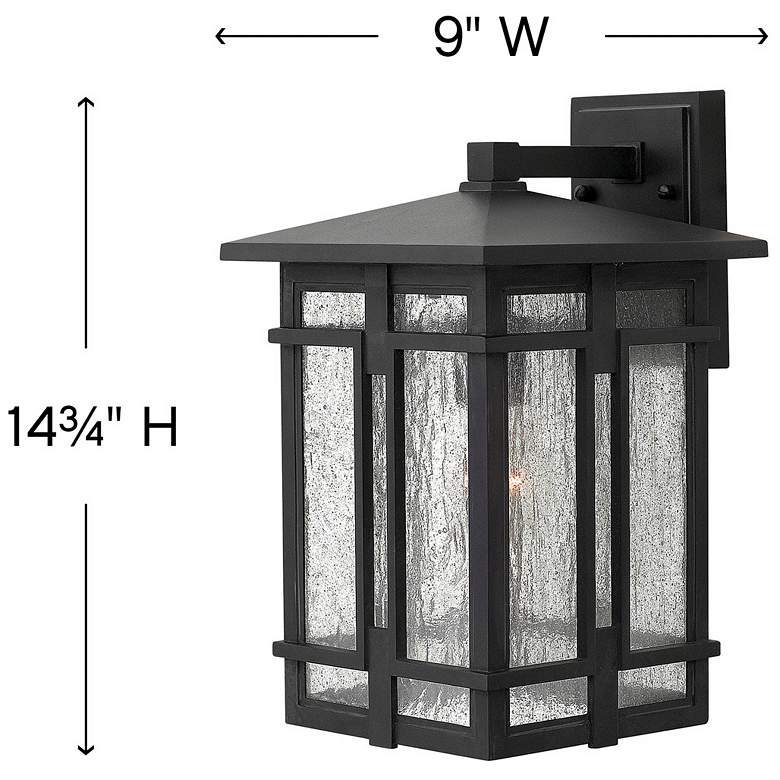 Image 3 Hinkley Tucker 14 3/4" High Museum Black Outdoor Wall Light more views