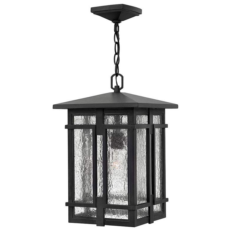 Image 1 Hinkley Tucker 17 1/2"H Museum Black Outdoor Hanging Light