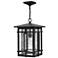 Hinkley Tucker 17 1/2"H Museum Black Outdoor Hanging Light