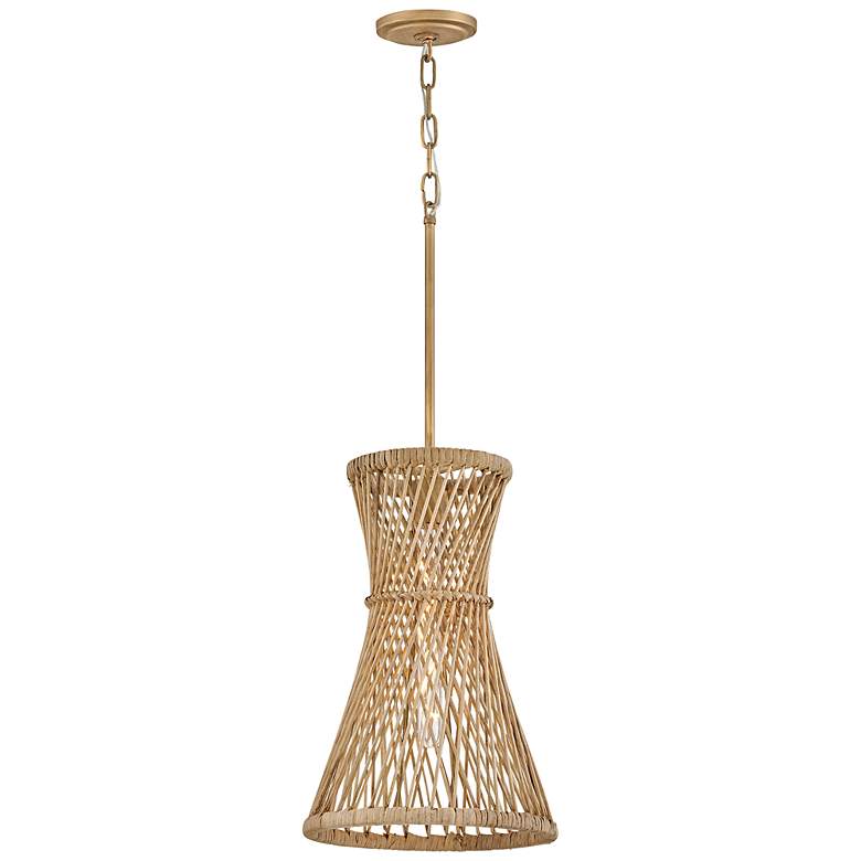 Image 6 Hinkley Twyla 12" Wide Hourglass Burnished Gold Modern Pendant more views