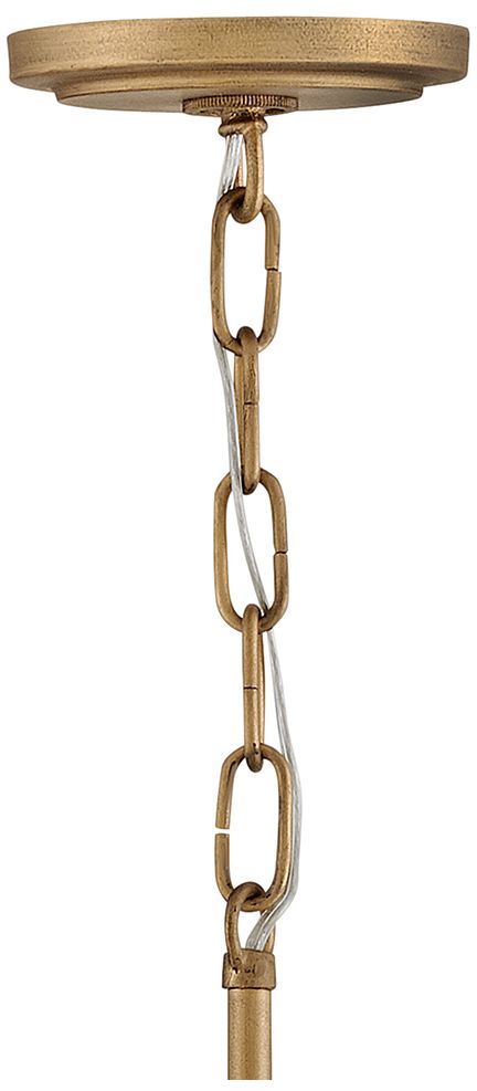 Hinkley Twyla 12" Wide Hourglass Burnished Gold Modern Pendant