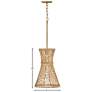 Hinkley Twyla 12" Wide Hourglass Burnished Gold Modern Pendant