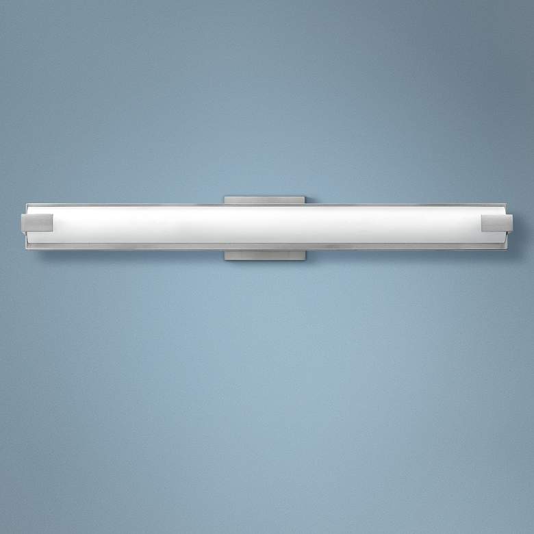 Image 1 Hinkley Unity 29 1/2"W Brushed Nickel 2-LED Bath Light