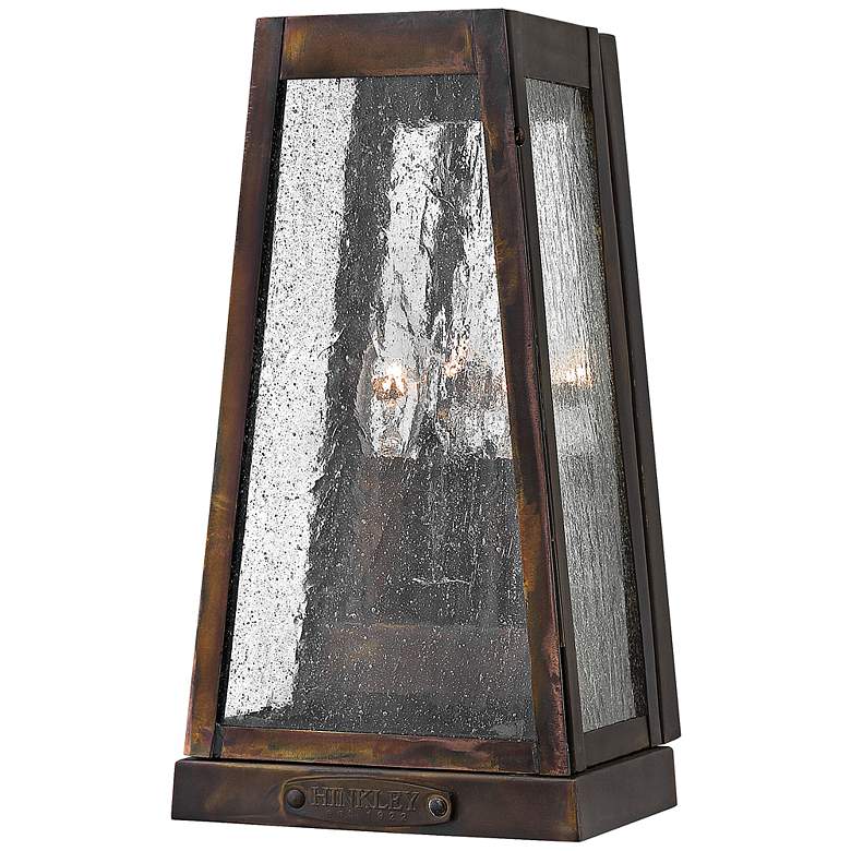 Image 1 Hinkley Valley Forge 11 inch High Sienna Outdoor Wall Light
