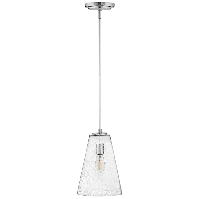 Image 1 Hinkley Vance 10" Wide Polished Nickel Mini Pendant