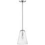 2_Hinkley Vance 10" Wide Polished Nickel Mini Pendant more views