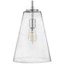6_Hinkley Vance 10" Wide Polished Nickel Mini Pendant more views