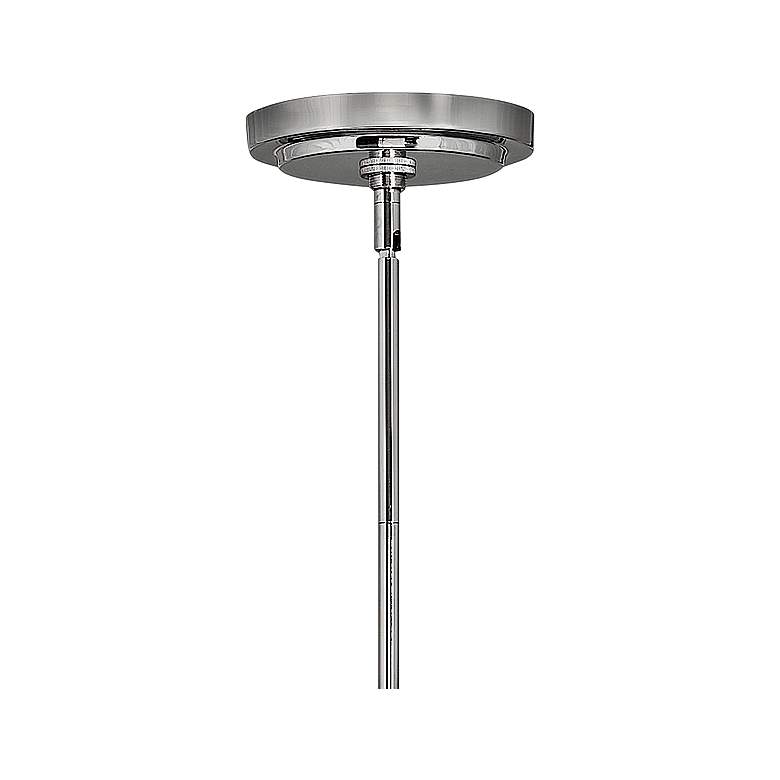 Image 4 Hinkley Vance 13"W Polished Nickel and Glass Pendant Light more views