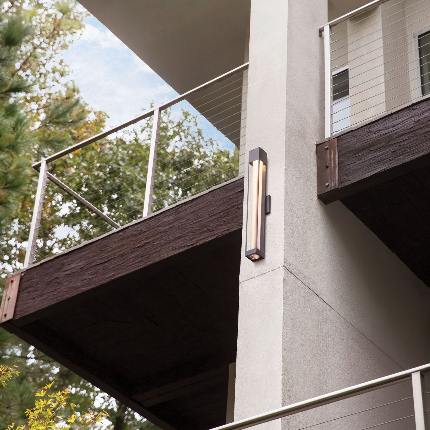 Image 4 Hinkley Vapor 28" High Bronze Outdoor Wall Light more views