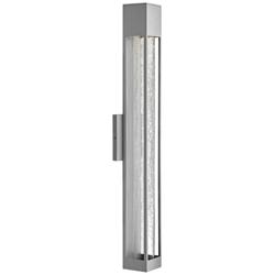 Hinkley Vapor 28&quot; High Modern Linear Titanium Outdoor Wall Light