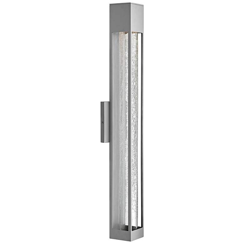 Image 1 Hinkley Vapor 28" High Modern Linear Titanium Outdoor Wall Light