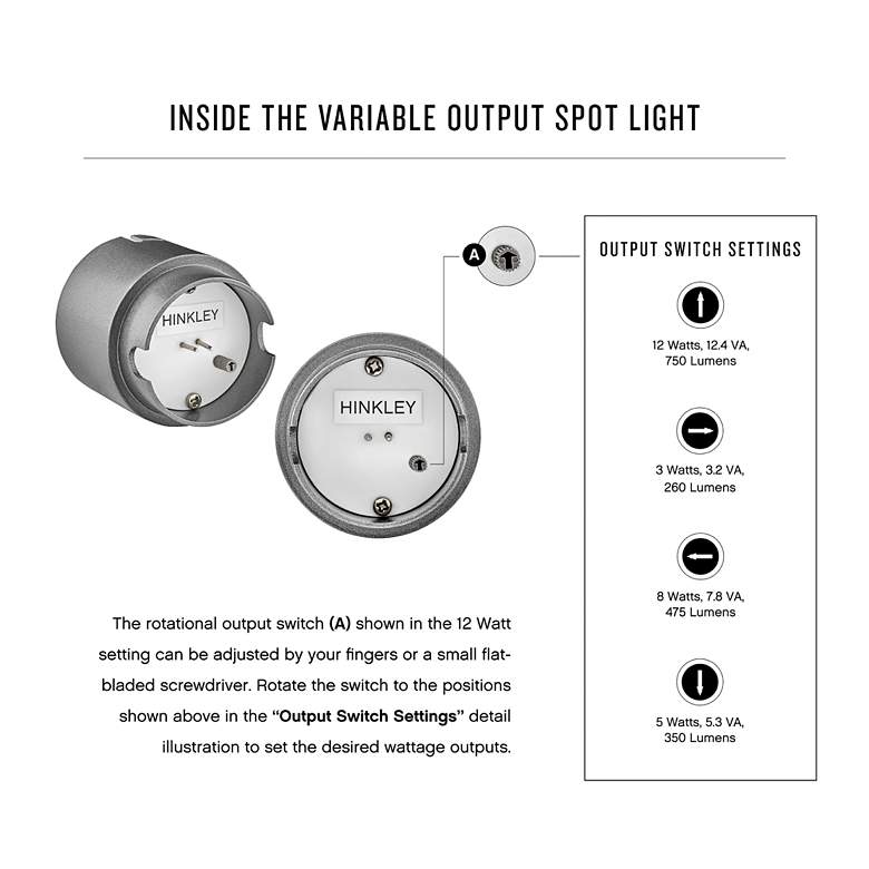 Image 5 Hinkley Variable Output LumaCORE LED Outdoor Spot Light more views