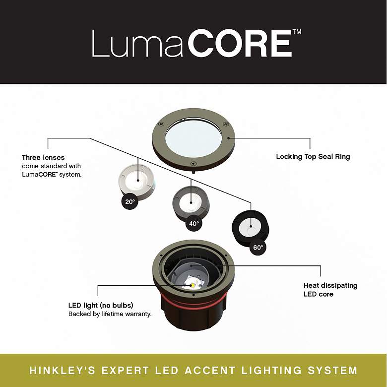Image 5 Hinkley Vasson Flat Top Bronze LED Landscape Well Light more views