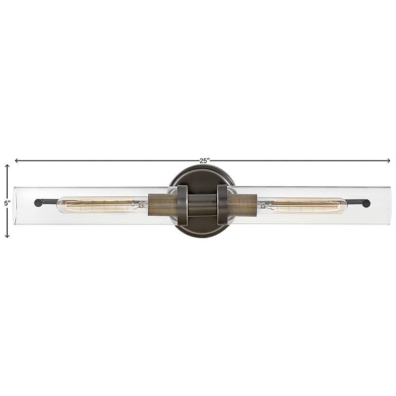 Image 5 Hinkley Vaughn 25" Wide 2-Light Black Oxide Vanity Bath Light more views