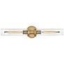 Hinkley Vaughn 25" Wide 2-Light Heritage Brass Vanity Bath Light