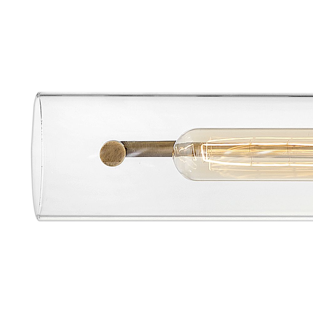 Hinkley Vaughn 25" Wide 2-Light Heritage Brass Vanity Bath Light