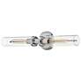 5_Hinkley Vaughn 25" Wide Chrome 2-Light Vanity Bath Light more views
