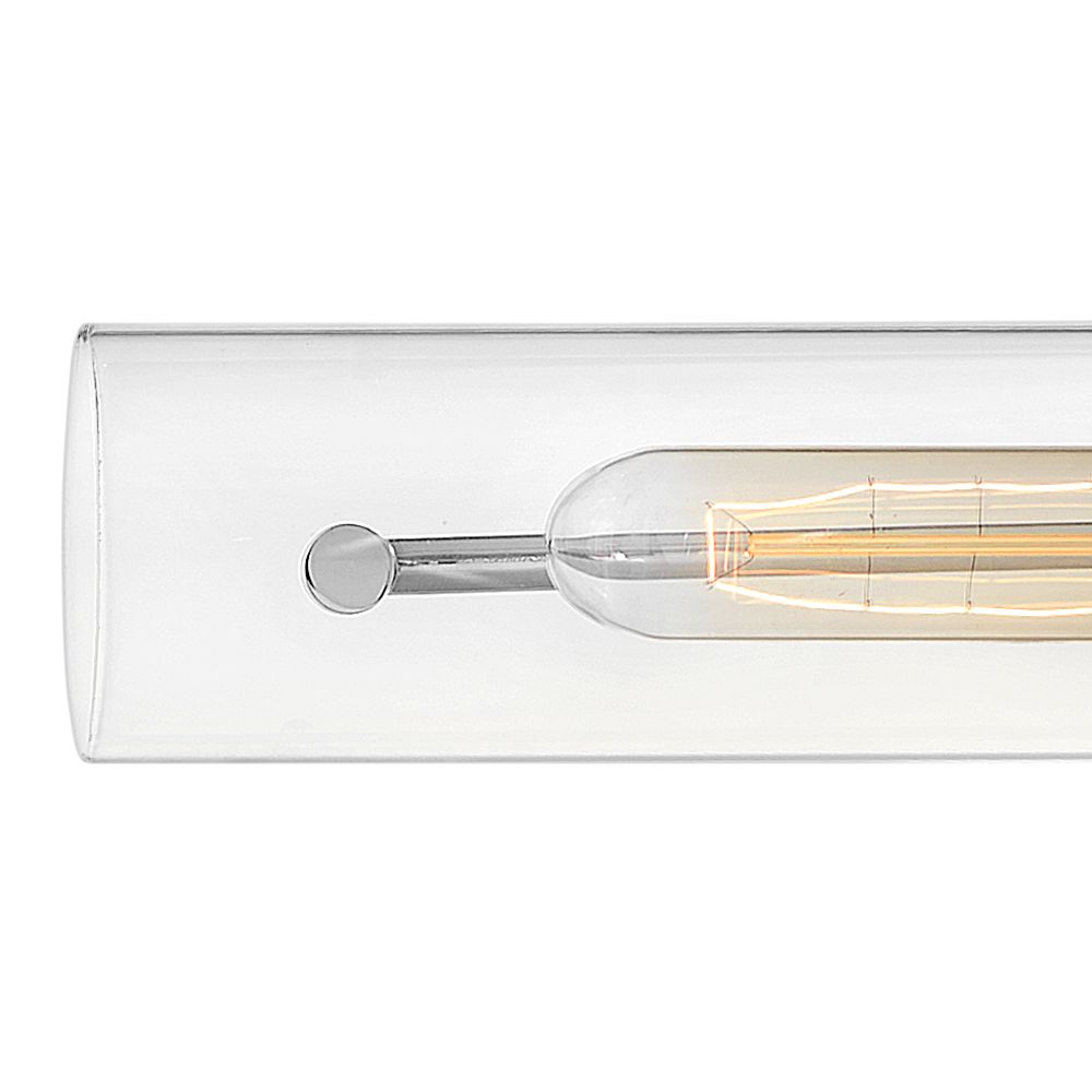 Hinkley Vaughn 25" Wide Chrome 2-Light Vanity Bath Light