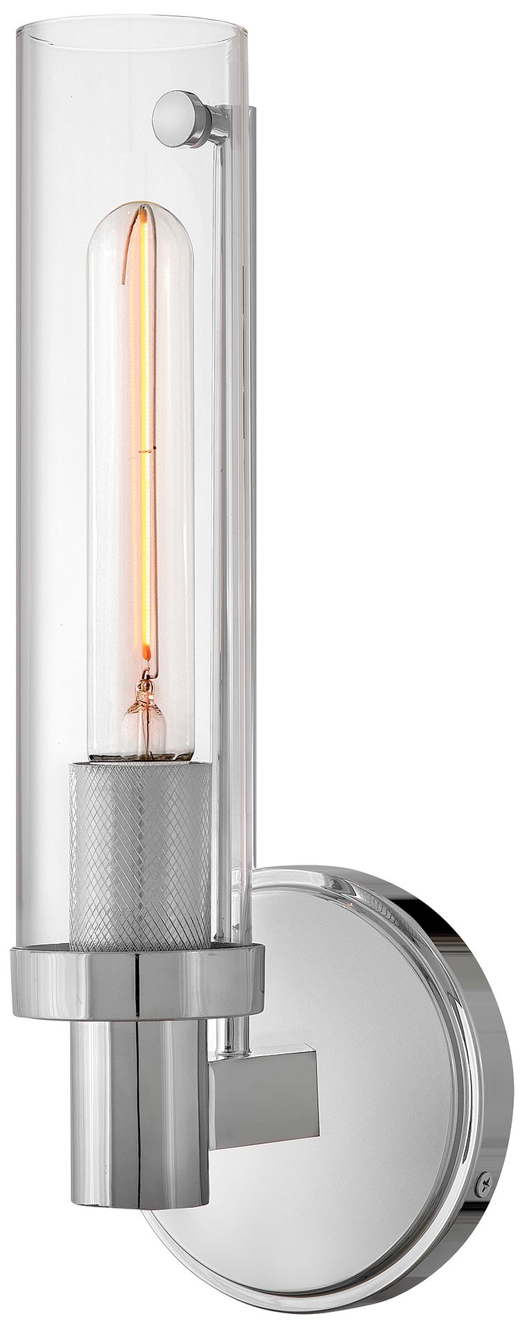 Hinkley Vaughn Medium Single Light Sconce 14" Chrome