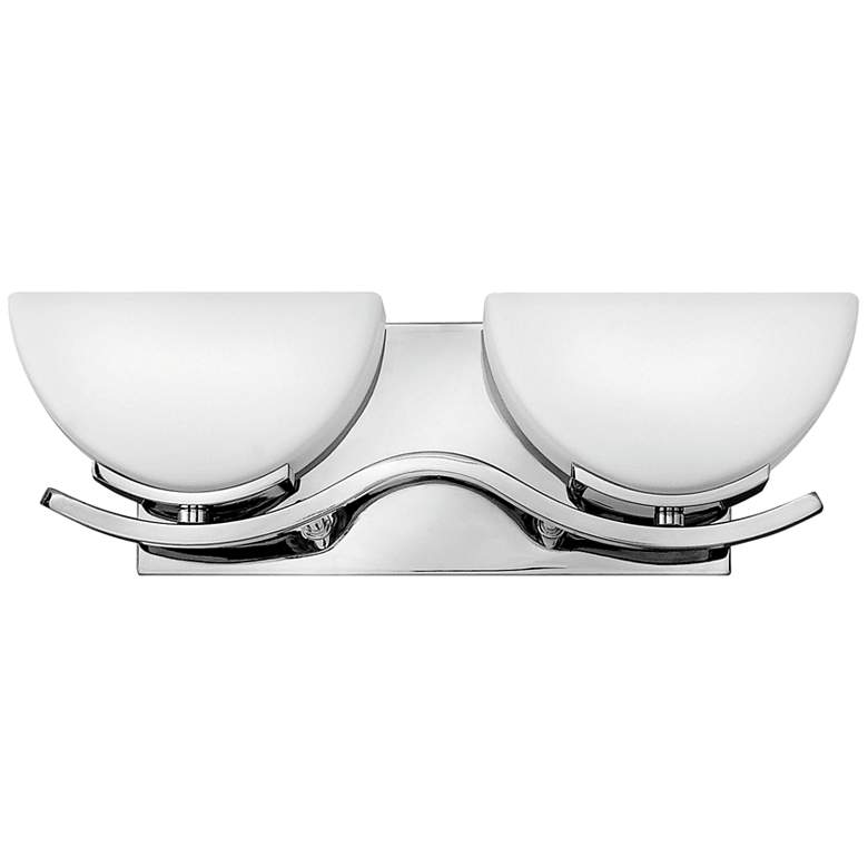 Image 1 Hinkley Verve 4 3/4" High Chrome 2-Light Wall Sconce