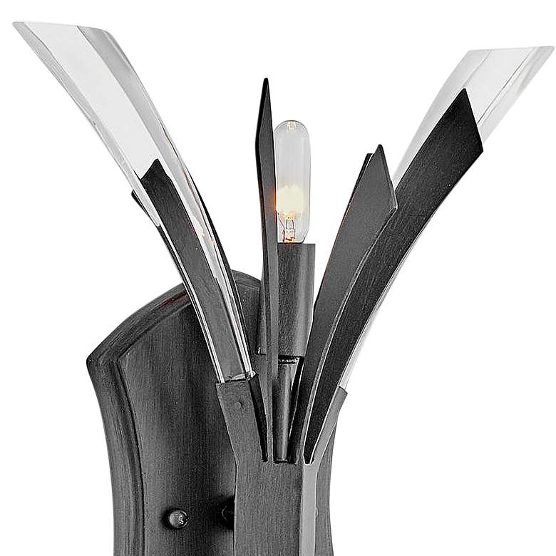 Image 2 Hinkley Vida 17 1/2" Modern 2-Light Brushed Graphite Wall Sconce more views