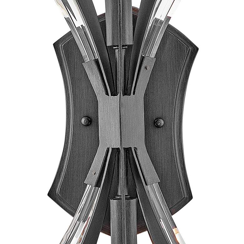 Image 4 Hinkley Vida 17 1/2" Modern 2-Light Brushed Graphite Wall Sconce more views