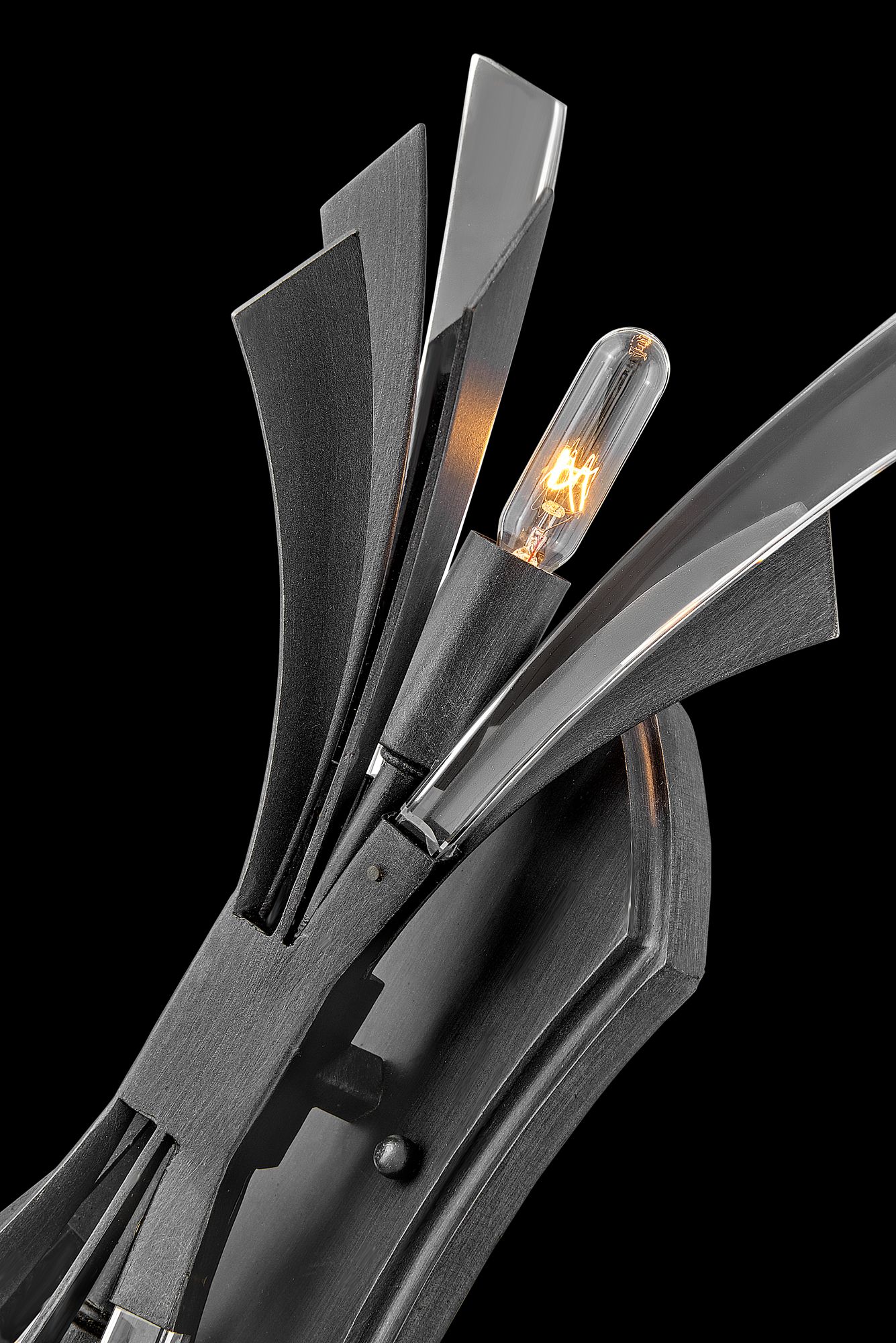 Hinkley Vida 17 1/2" Modern 2-Light Brushed Graphite Wall Sconce