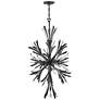 4_Hinkley Vida 24" Wide Brushed Graphite Large Orb Chandelier more views