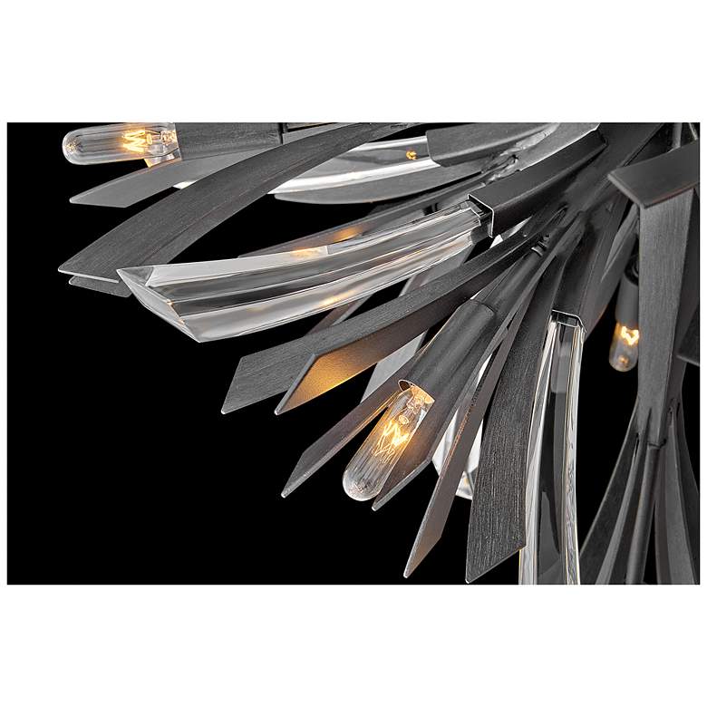 Image 7 Hinkley Vida 24" Wide Brushed Graphite Large Orb Chandelier more views