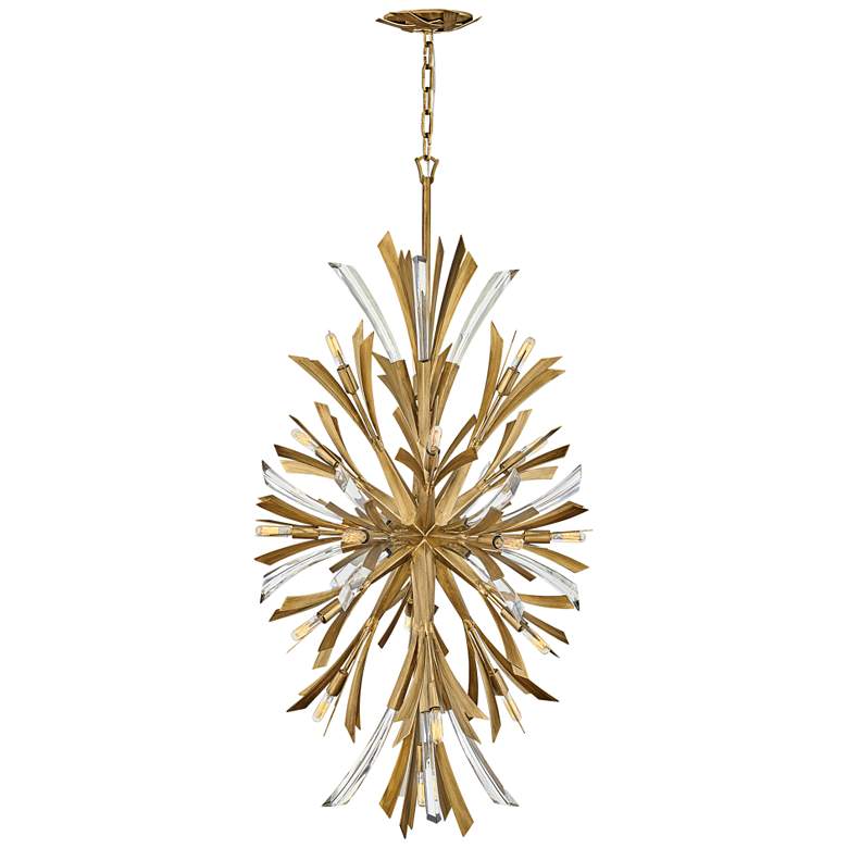 Image 2 Hinkley Vida 24 inch Wide Burnished Gold 19-Light Pendant Light