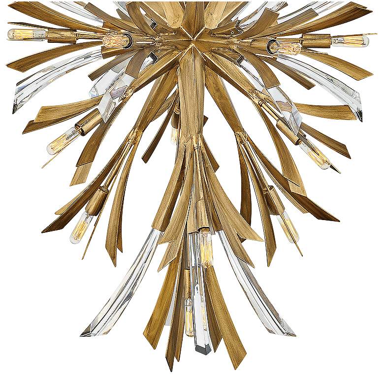 Image 3 Hinkley Vida 24" Wide Burnished Gold 19-Light Pendant Light more views