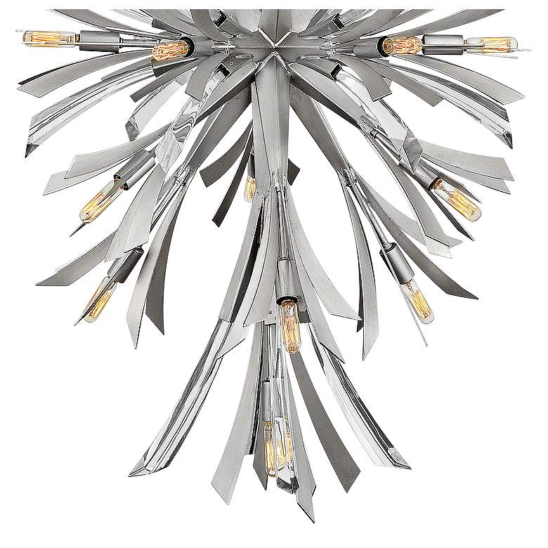 Image 3 Hinkley Vida 24" Wide Glacial Metal 19-Light Pendant Light more views