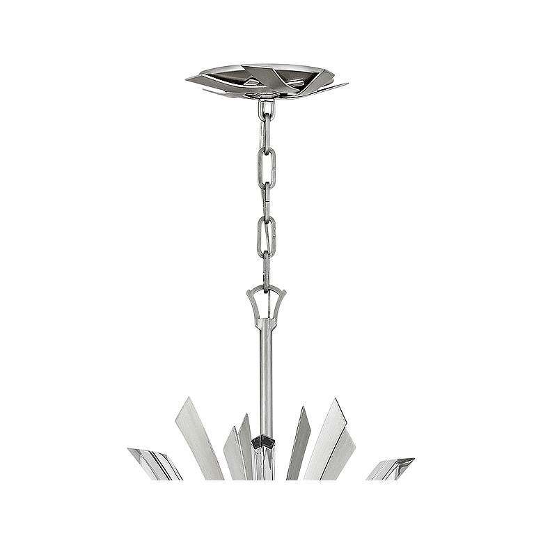 Image 4 Hinkley Vida 24" Wide Glacial Metal 19-Light Pendant Light more views