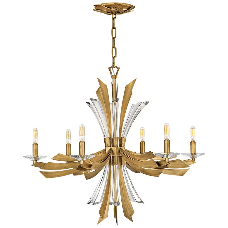 Image 2 Hinkley Vida 29 1/4" Wide Burnished Gold Modern 6-Light Chandelier