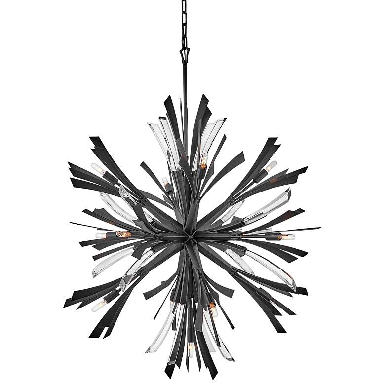 Image 3 Hinkley Vida 36" Wide Brushed Graphite 13-Light Orb Chandelier