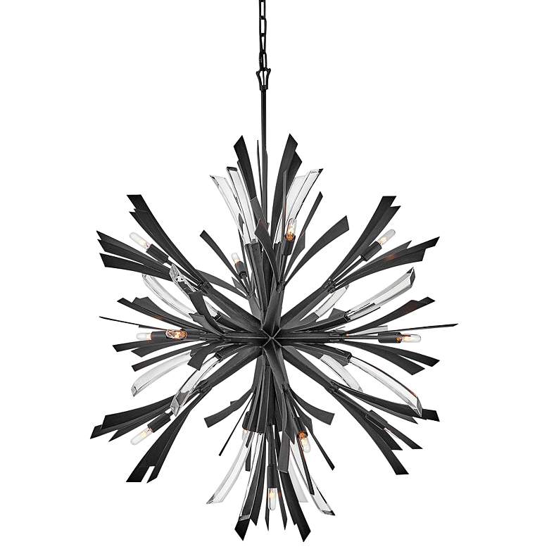 Image 3 Hinkley Vida 36 inch Wide Brushed Graphite 13-Light Orb Chandelier