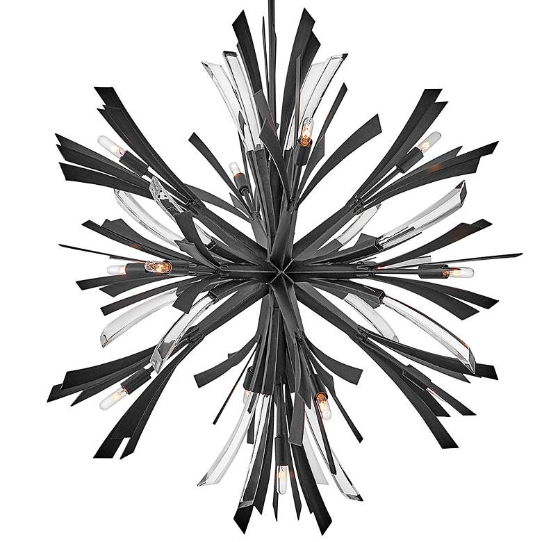 Image 5 Hinkley Vida 36" Wide Brushed Graphite 13-Light Orb Chandelier more views