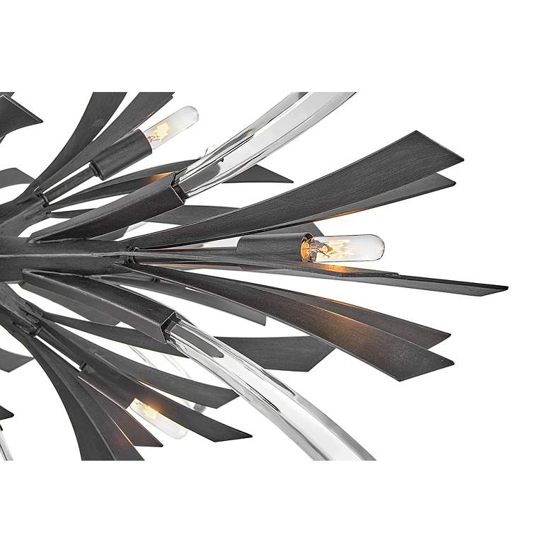 Image 3 Hinkley Vida 36" Wide Brushed Graphite 13-Light Single Tier Pendant more views