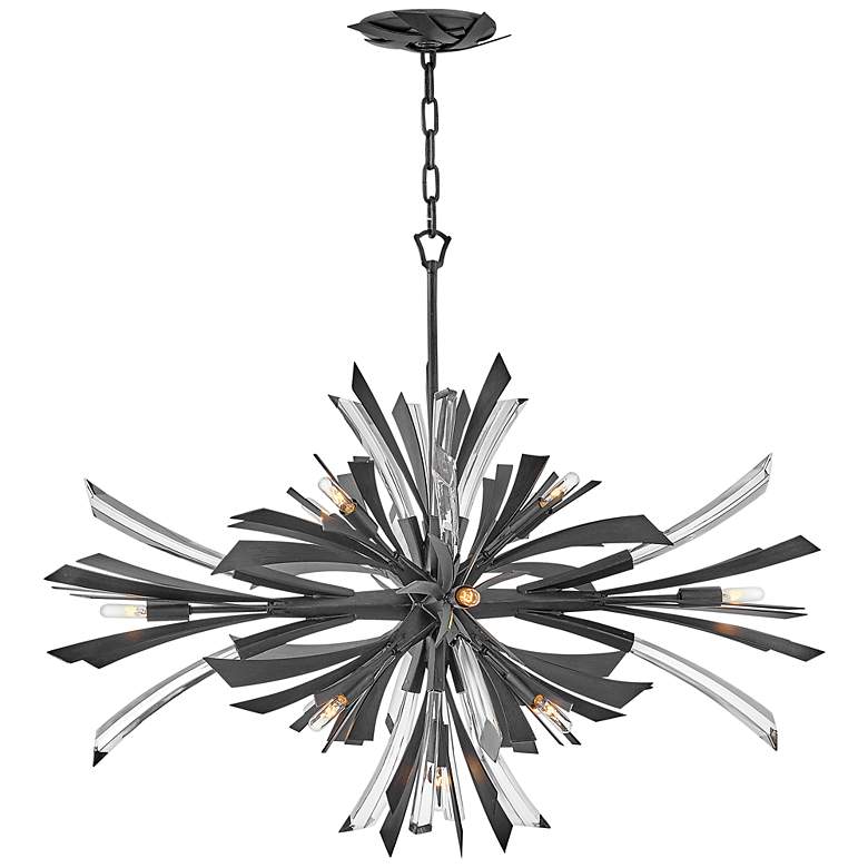 Image 6 Hinkley Vida 36 inch Wide Brushed Graphite 13-Light Single Tier Pendant more views