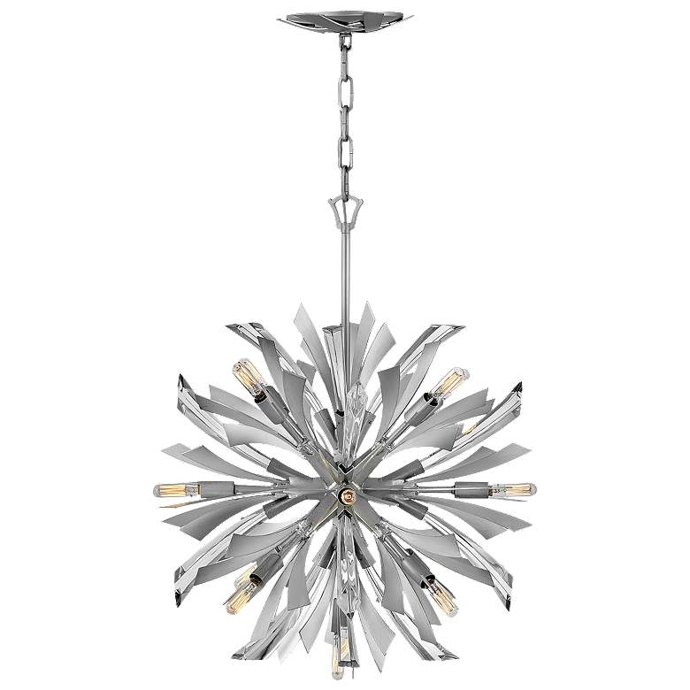 Image 1 Hinkley Vida Medium Orb Chandelier Glacial