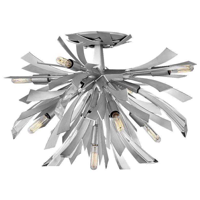 Image 1 Hinkley- Vida Medium Semi-Flush Mount - 24" Glacial