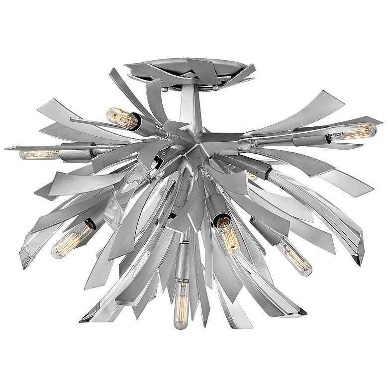 Image 2 Hinkley- Vida Medium Semi-Flush Mount - 24" Glacial more views
