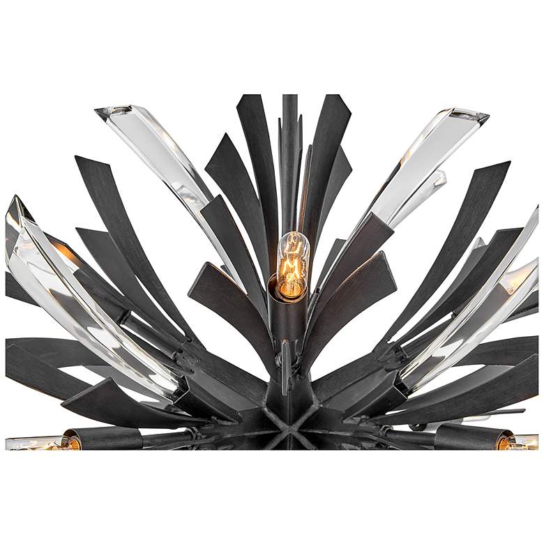 Image 7 Hinkley Vide 22" Wide Brushed Graphite Medium Orb Chandelier Vida more views